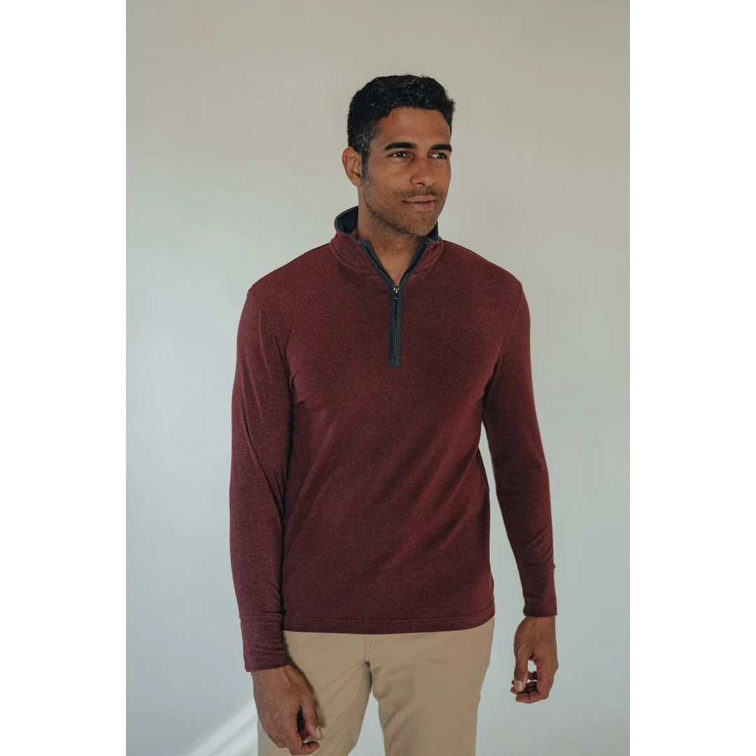 The Normal Brand Men's Puremeso Quarter Zip Pullover 16 The Normal Brand Men's Puremeso Quarter Zip Pullover