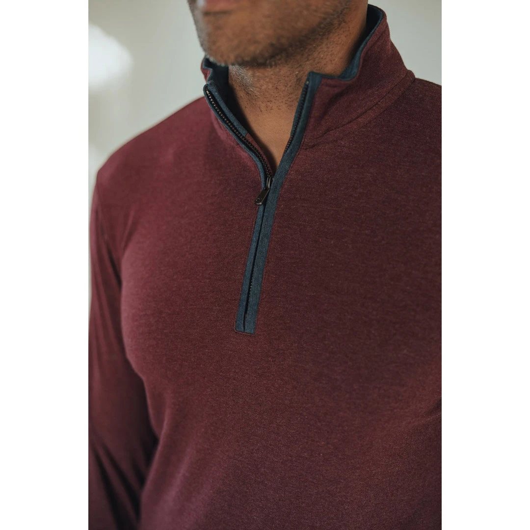 The Normal Brand Men's Puremeso Quarter Zip Pullover 20 The Normal Brand Men's Puremeso Quarter Zip Pullover