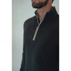 The Normal Brand Men's Puremeso Quarter Zip Pullover 33 The Normal Brand Men's Puremeso Quarter Zip Pullover