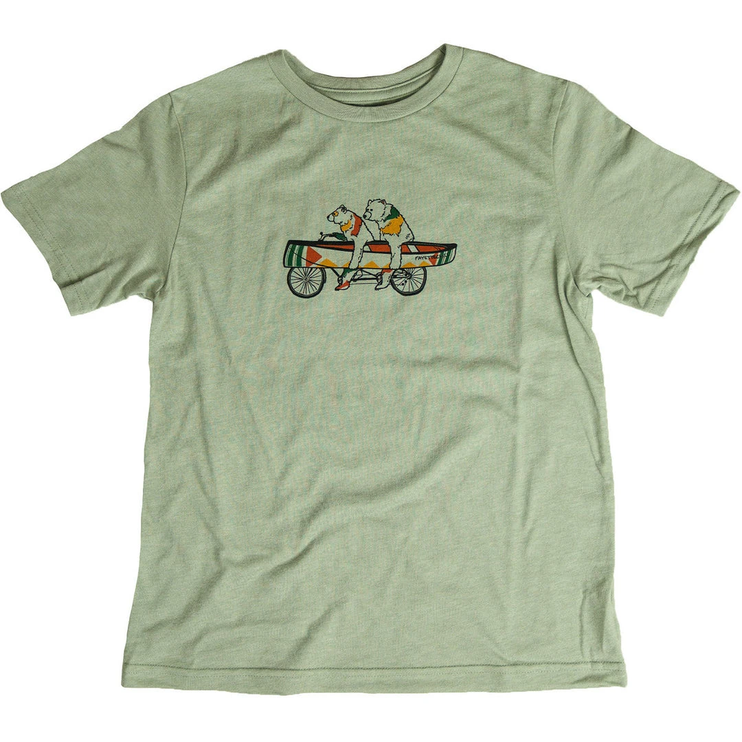 Fayettechill Kids' Tandem Bears Short Sleeve Tee 3 Fayettechill Kids' Tandem Bears Short Sleeve Tee
