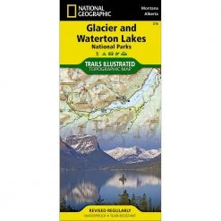 National Geographic Maps Camp & Hike Trails Illustrated Map: Glacier & Waterton Lakes National Parks