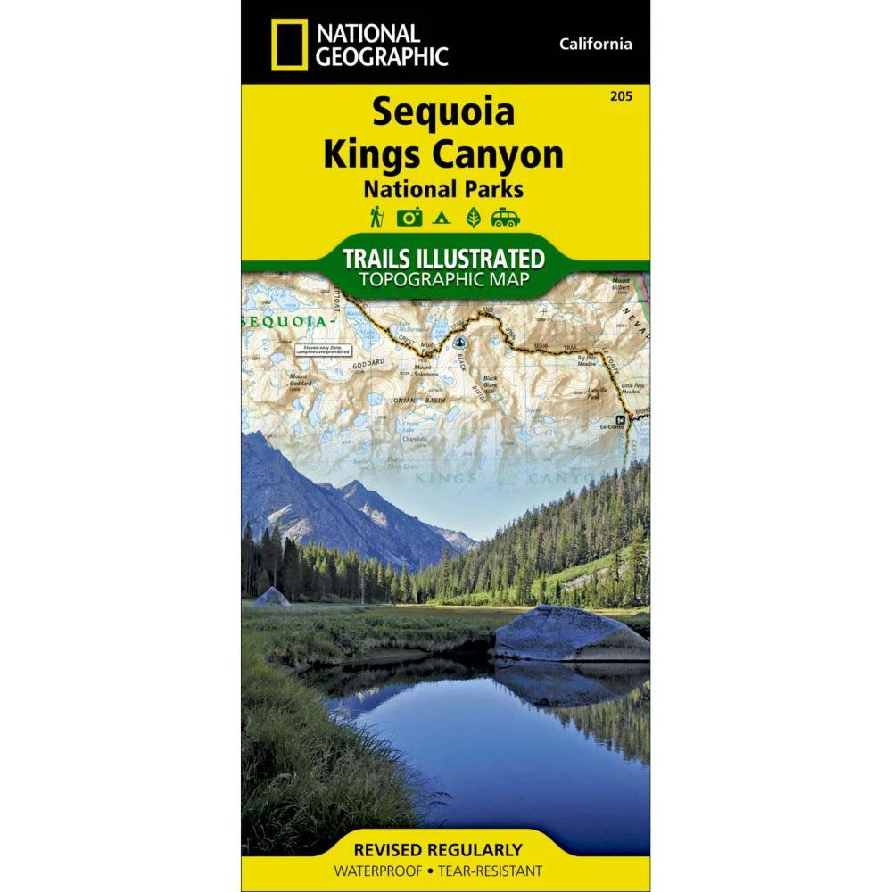 National Geographic Maps Trails Illustrated Map: Sequoia & Kings Canyon National Parks 3 National Geographic Maps Trails Illustrated Map: Sequoia & Kings Canyon National Parks