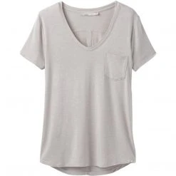 PrAna Women's Foundation Short Sleeve V-neck