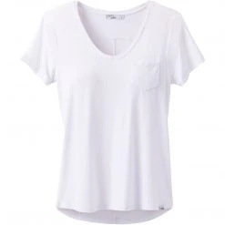 PrAna Women's Foundation Short Sleeve V-neck