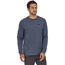 Patagonia Men's Long-Sleeved P-6 Logo Responsibili-Tee