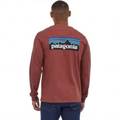 Patagonia Men's Long-Sleeved P-6 Logo Responsibili-Tee