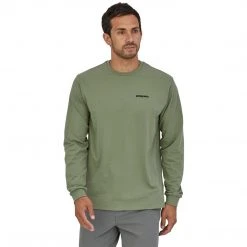Patagonia Men's Long-Sleeved P-6 Logo Responsibili-Tee