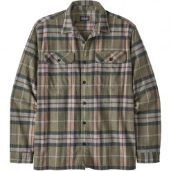 Patagonia Men's Long-Sleeved Organic Cotton Midweight Fjord Flannel Shirt - Clearance