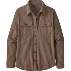 Patagonia Women's Long-Sleeved Organic Cotton Midweight Fjord Flannel Shirt - Clearance