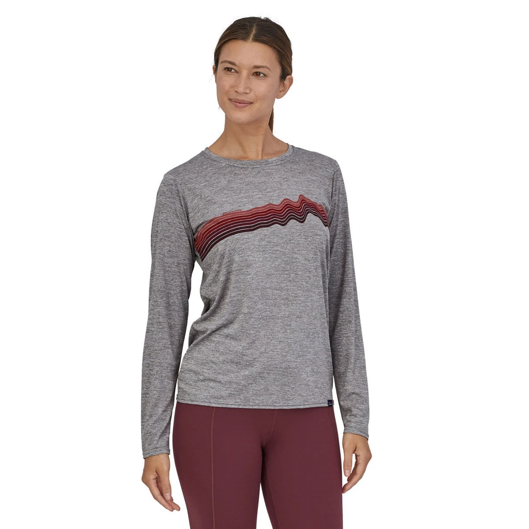 Patagonia Women's Long-Sleeved Capilene Cool Daily Graphic Shirt 10 Patagonia Women's Long-Sleeved Capilene Cool Daily Graphic Shirt
