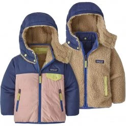 Patagonia Baby Reversible Tribbles Hoody - Clearance Kids 7 Patagonia Baby Reversible Tribbles Hoody - Clearance Kids