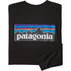 Patagonia Men's Long-Sleeved P-6 Logo Responsibili-Tee