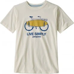 Patagonia Boys' Graphic Organic Cotton T-Shirt Kids 10 Patagonia Boys' Graphic Organic Cotton T-Shirt Kids