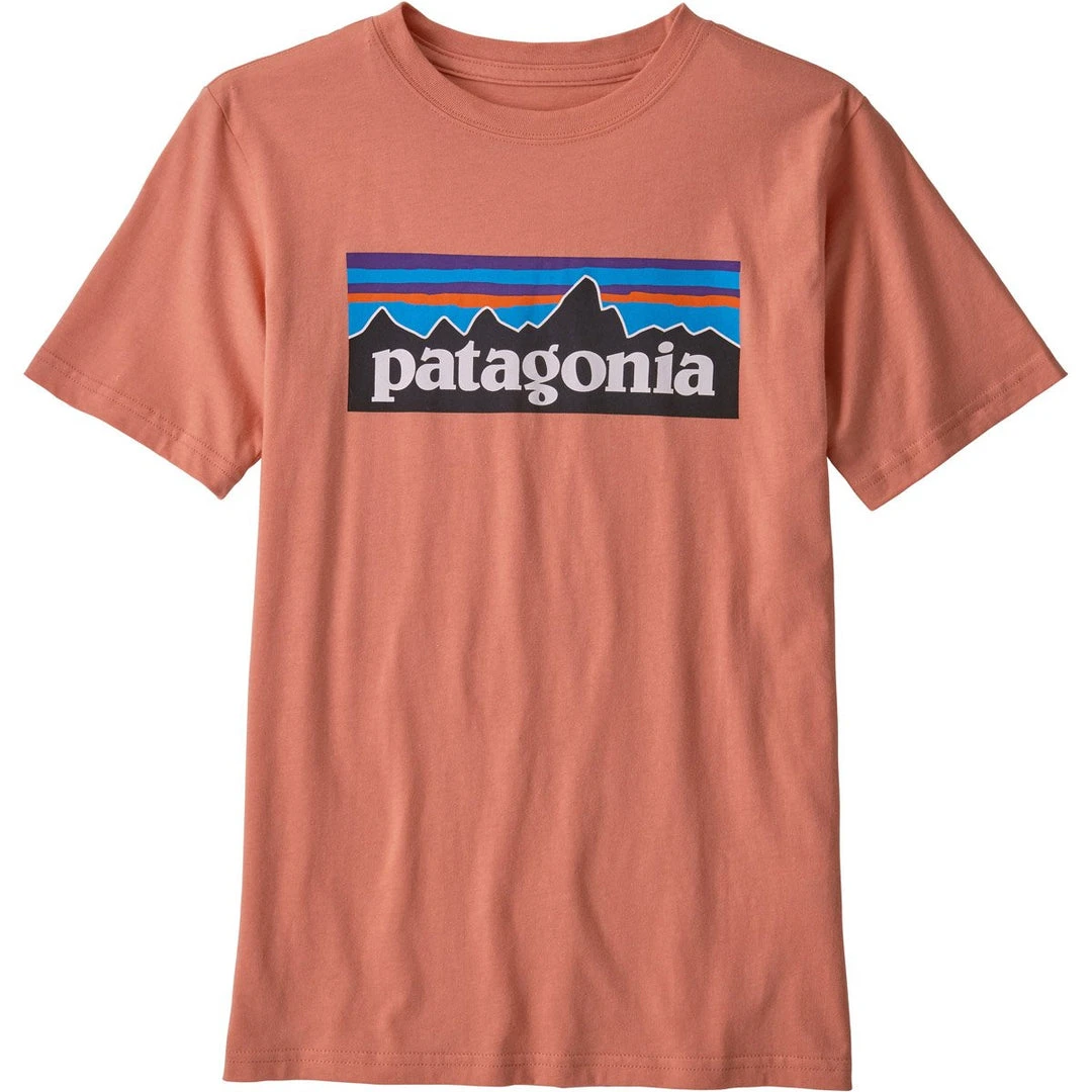 Patagonia Kids Boys' P-6 Logo Organic Cotton T-Shirt 5 Patagonia Kids Boys' P-6 Logo Organic Cotton T-Shirt