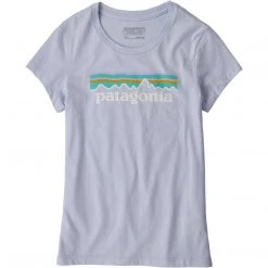 Patagonia Kids Girls' Pastel P-6 Logo Organic T-Shirt