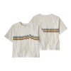 Patagonia Women's Ridge Rise Stripe Organic Easy Cut Tee 1 Patagonia Women's Ridge Rise Stripe Organic Easy Cut Tee