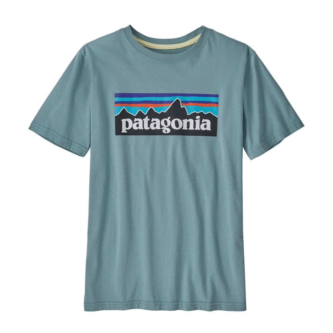 Patagonia Boys' Regenerative Organic Certification Cotton P-6 Logo T-Shirt 3 Patagonia Boys' Regenerative Organic Certification Cotton P-6 Logo T-Shirt