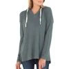 Free Fly Women's Bamboo Waffle Hoody 2 Free Fly Women's Bamboo Waffle Hoody