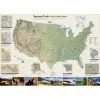 National Geographic Maps Wall Map: National Parks Of The United States, Tubed Camp & Hike 2 National Geographic Maps Wall Map: National Parks Of The United States, Tubed Camp & Hike