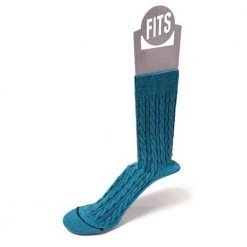 FITS Women's Cable Knit Crew Socks