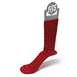FITS Women's Cable Knit Crew Socks