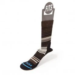 FITS Women's Casual Infinity Stripe Crew Socks