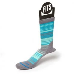 FITS Women's Casual Infinity Stripe Crew Socks