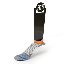 FITS Women's Ultra Light Runner Striped No Show Socks