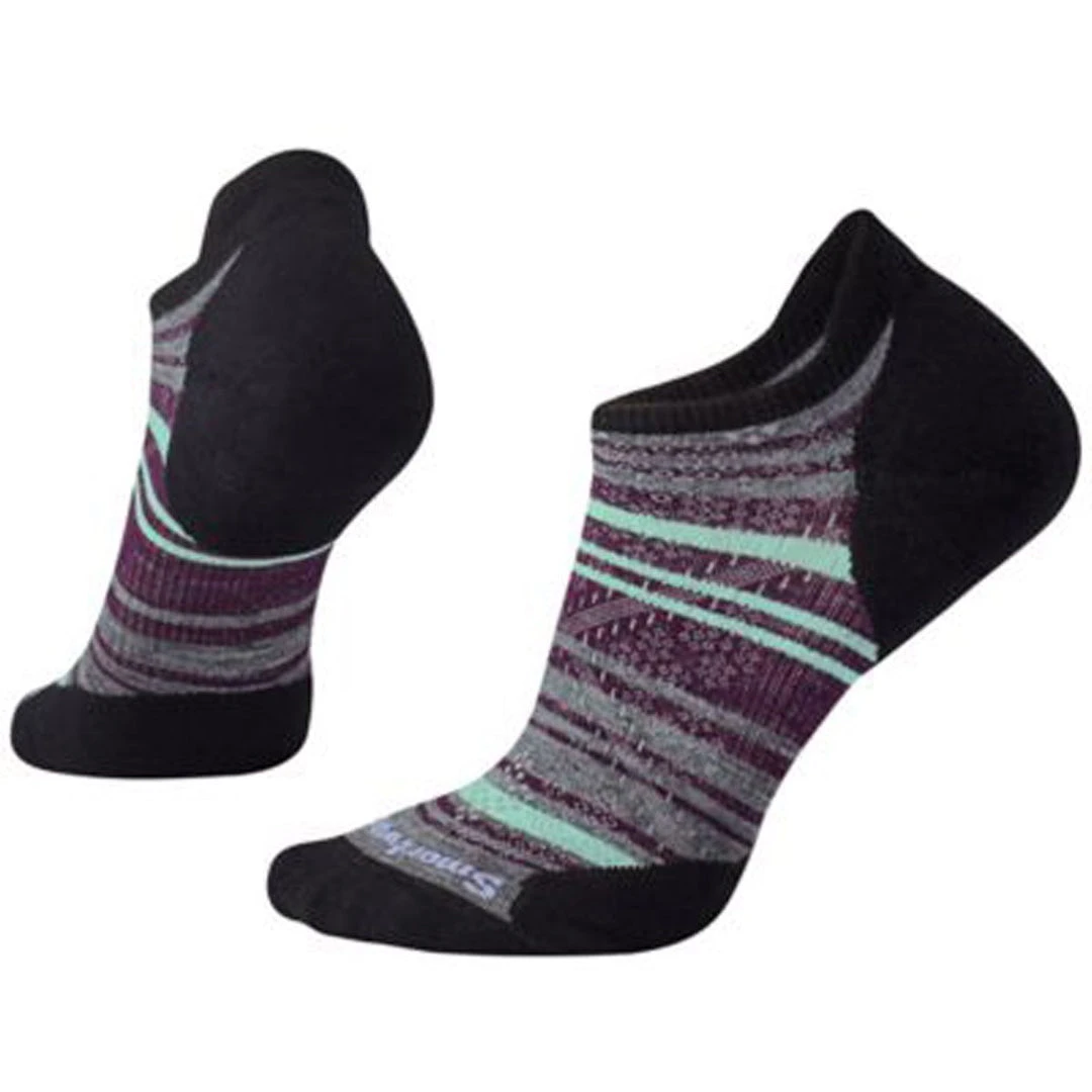 Smartwool Women's PhD Run Light Elite Striped Micro Socks 4 Smartwool Women's PhD Run Light Elite Striped Micro Socks