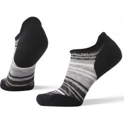 Smartwool Women's PhD Run Light Elite Striped Micro Socks 9 Smartwool Women's PhD Run Light Elite Striped Micro Socks