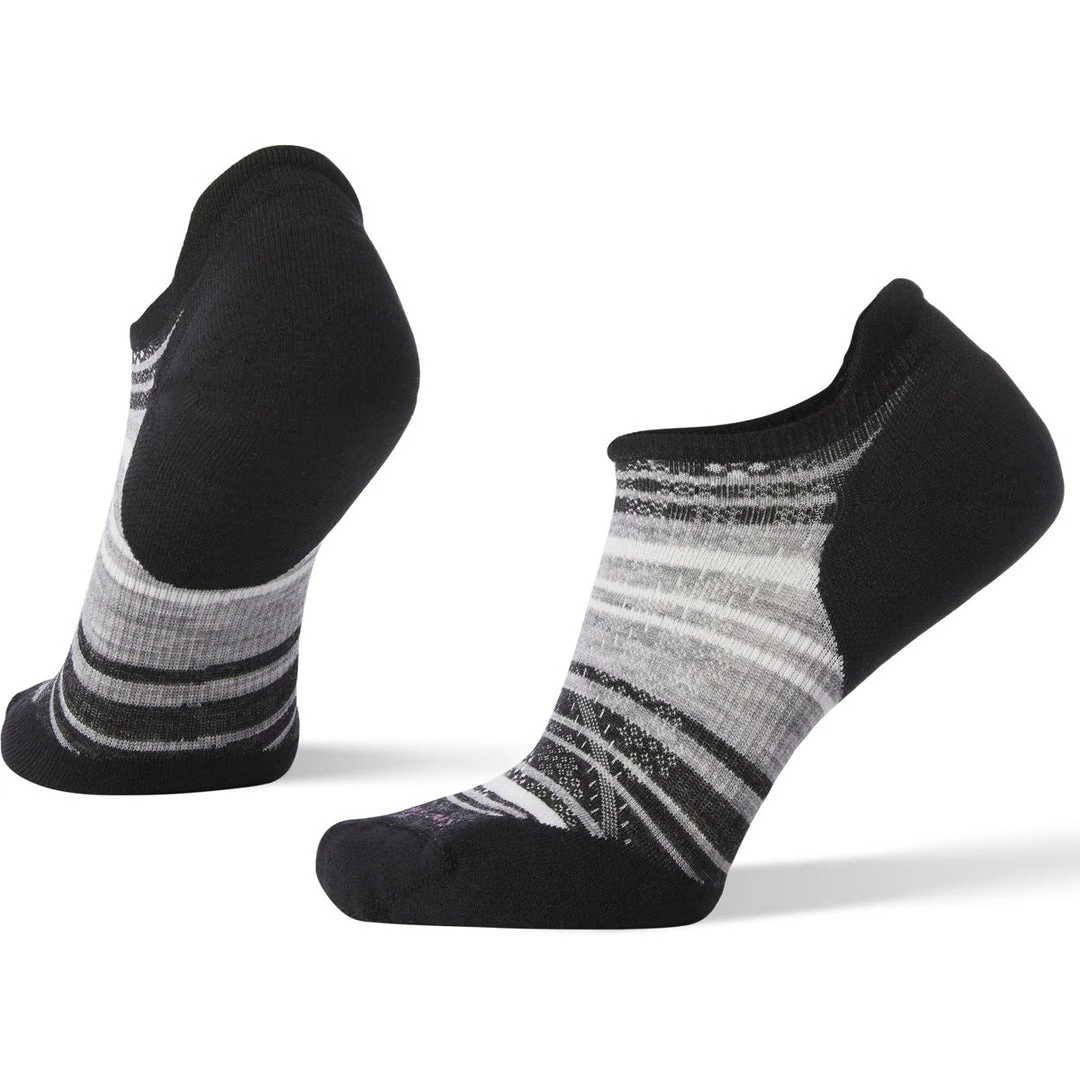 Smartwool Women's PhD Run Light Elite Striped Micro Socks 6 Smartwool Women's PhD Run Light Elite Striped Micro Socks