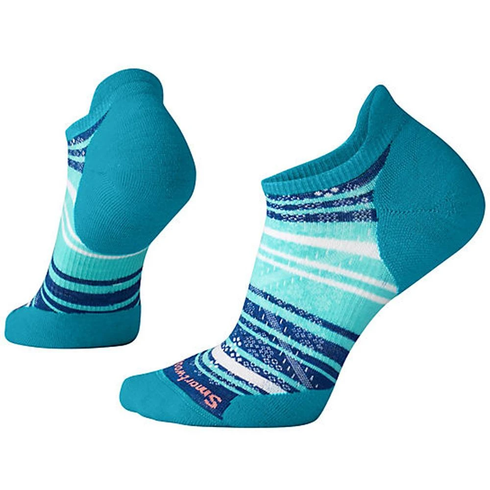 Smartwool Women's PhD Run Light Elite Striped Micro Socks 3 Smartwool Women's PhD Run Light Elite Striped Micro Socks