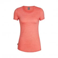 Icebreaker Women's Cool-Lite Sphere Short Sleeve Low Crewe 18 Icebreaker Women's Cool-Lite Sphere Short Sleeve Low Crewe