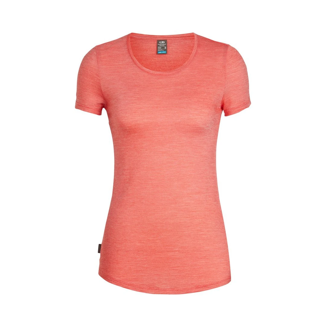 Icebreaker Women's Cool-Lite Sphere Short Sleeve Low Crewe 10 Icebreaker Women's Cool-Lite Sphere Short Sleeve Low Crewe