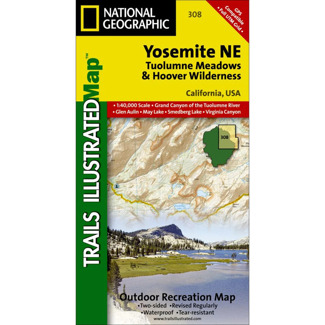 National Geographic Maps Yosemite NE: Tuolumne Meadows And Hoover Wilderness Camp & Hike 3 National Geographic Maps Yosemite NE: Tuolumne Meadows And Hoover Wilderness Camp & Hike