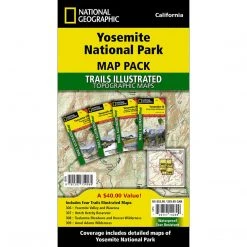 National Geographic Maps Camp & Hike Yosemite National Park [Map Pack Bundle]