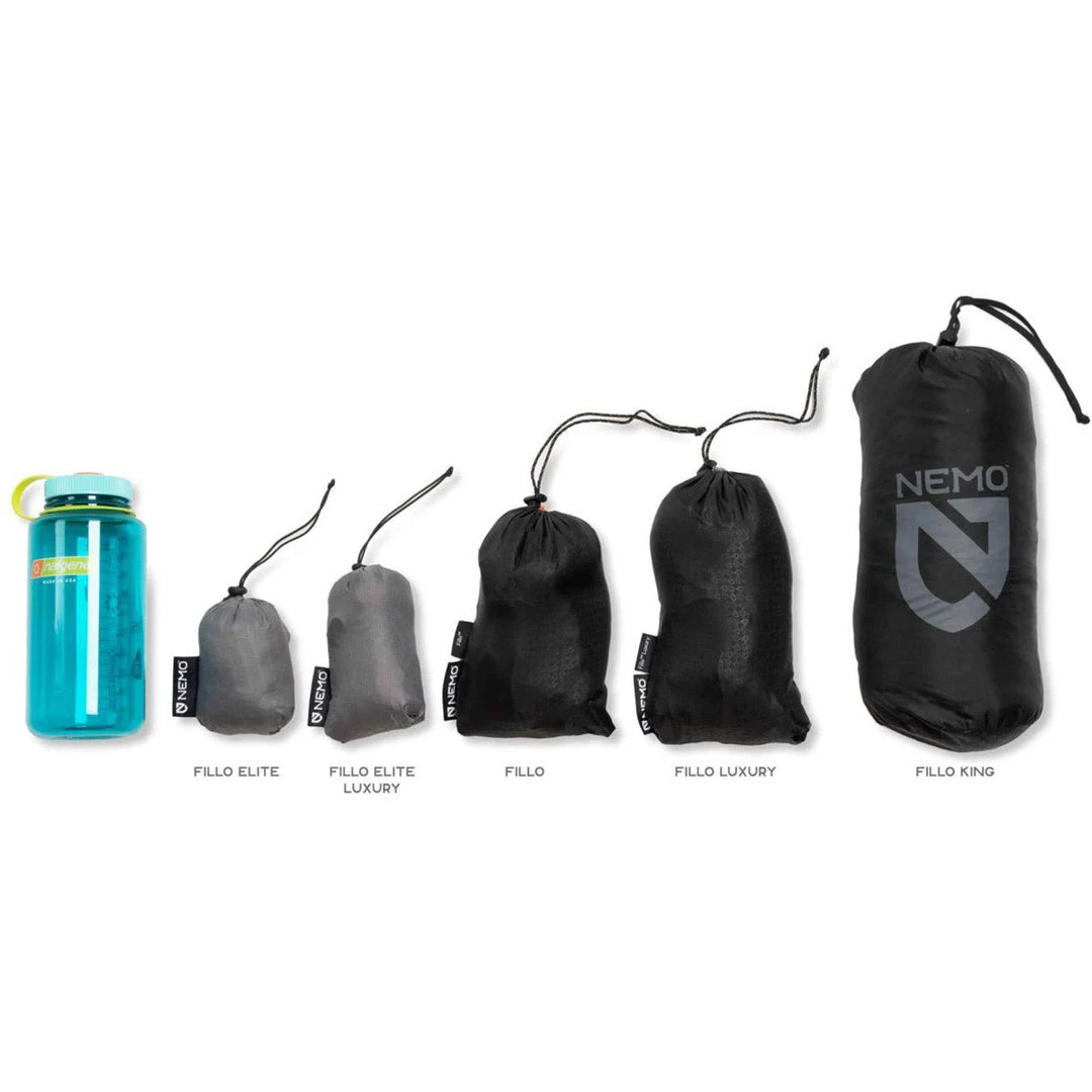 NEMO Equipment Fillo Backpacking & Camping Pillow 8 NEMO Equipment Fillo Backpacking & Camping Pillow