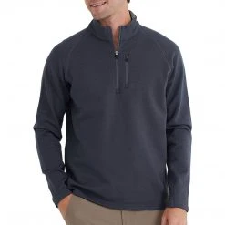 Free Fly Men's Bamboo Heritage Fleece Quarter Zip