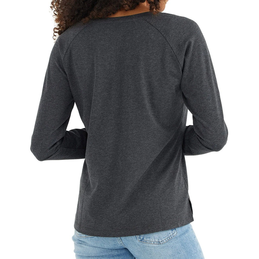 Free Fly Women's Bamboo Heritage Henley 4 Free Fly Women's Bamboo Heritage Henley
