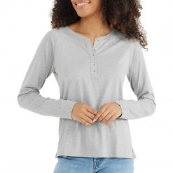 Free Fly Women's Bamboo Heritage Henley 10 Free Fly Women's Bamboo Heritage Henley