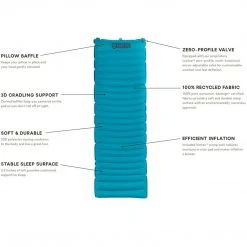 NEMO Equipment Camp & Hike Quasar 3D Non-Insulated Sleeping Pad - Regular Wide