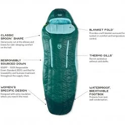NEMO Equipment Women's Disco 30 Down Sleeping Bag - Regular 15 NEMO Equipment Women's Disco 30 Down Sleeping Bag - Regular